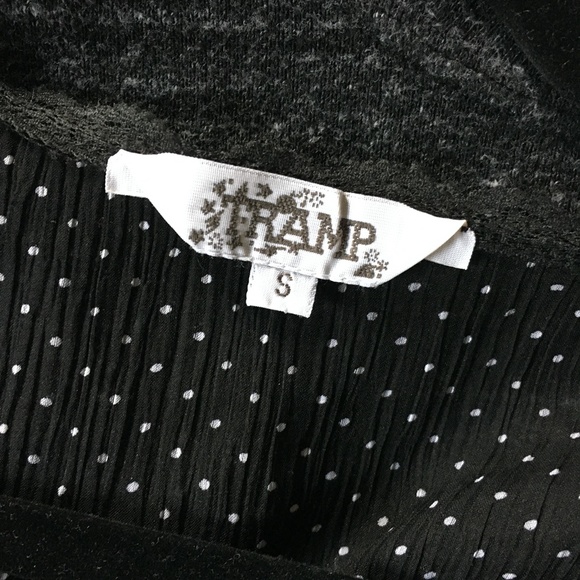 Sheer Polka Dot Tunic Shirt - Picture 5 of 5